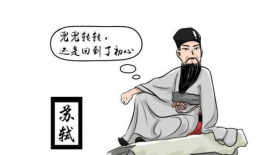 苏东坡漫画,穿越时空的文人风采